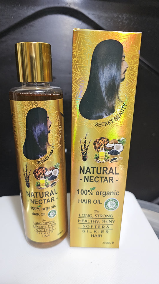 Natural Nectar Hair Growth Oil  | Best Organic Cold-Pressed Oil for Hair Growth & Thickness