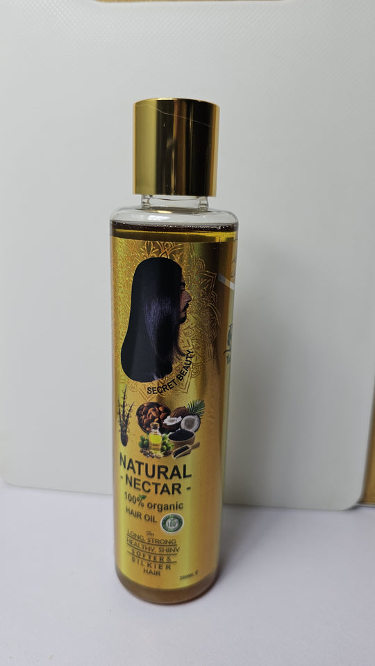 Natural Nectar Hair Growth Oil  | Best Organic Cold-Pressed Oil for Hair Growth & Thickness